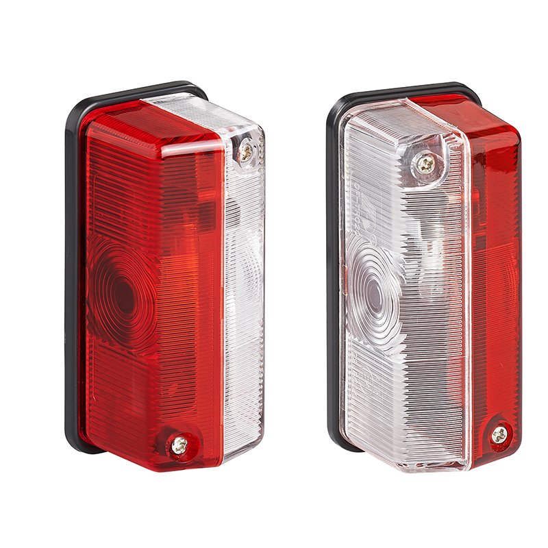 Outline marker lamp red/white 92x42mm in blister PAT Europe