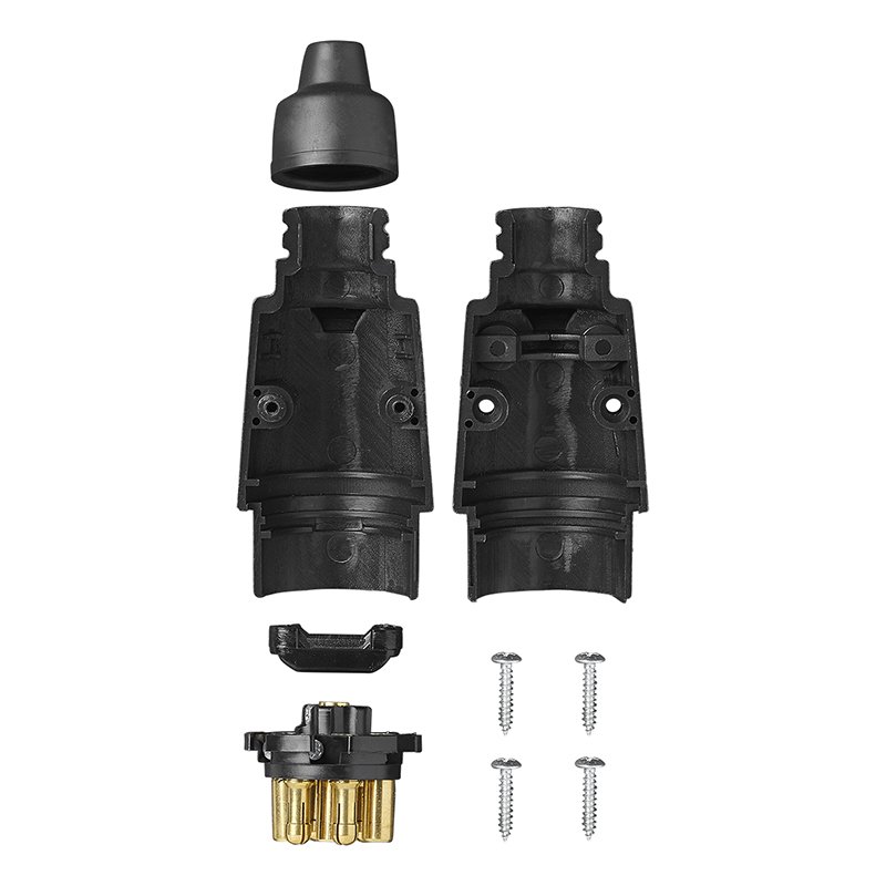 Stekker 7polig PVC PAT Europe